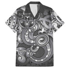 Aotearoa Maori Hei Tiki Hawaiian Shirt Kiwikiwi Kowhaiwhai Puhoro Motif