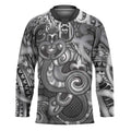Aotearoa Maori Hei Tiki Hockey Jersey Kiwikiwi Kowhaiwhai Puhoro Motif