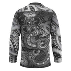 Aotearoa Maori Hei Tiki Hockey Jersey Kiwikiwi Kowhaiwhai Puhoro Motif