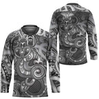 Aotearoa Maori Hei Tiki Hockey Jersey Kiwikiwi Kowhaiwhai Puhoro Motif