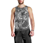Aotearoa Maori Hei Tiki Men Tank Top Kiwikiwi Kowhaiwhai Puhoro Motif