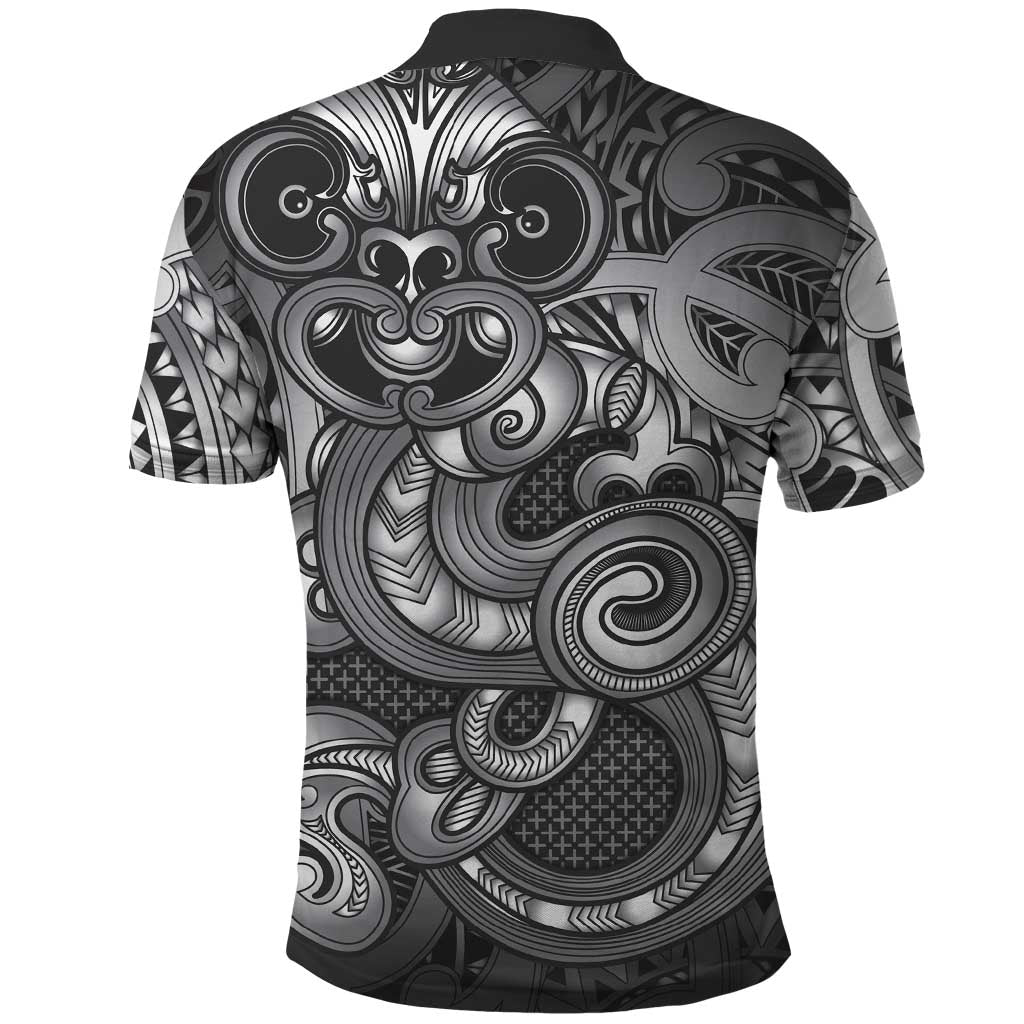 Aotearoa Maori Hei Tiki Polo Shirt Kiwikiwi Kowhaiwhai Puhoro Motif
