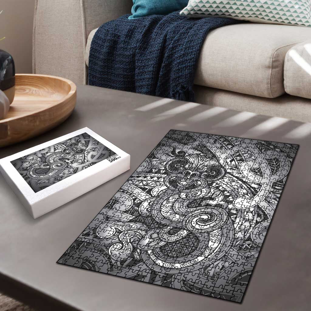 Aotearoa Maori Hei Tiki Puzzle Kiwikiwi Kowhaiwhai Puhoro Motif