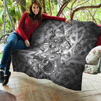Aotearoa Maori Hei Tiki Quilt Kiwikiwi Kowhaiwhai Puhoro Motif