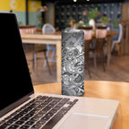 Aotearoa Maori Hei Tiki Skinny Tumbler Kiwikiwi Kowhaiwhai Puhoro Motif