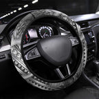 Aotearoa Maori Hei Tiki Steering Wheel Cover Kiwikiwi Kowhaiwhai Puhoro Motif