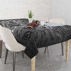 Aotearoa Maori Hei Tiki Tablecloth Kiwikiwi Kowhaiwhai Puhoro Motif
