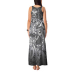 Aotearoa Maori Hei Tiki Tank Maxi Dress Kiwikiwi Kowhaiwhai Puhoro Motif