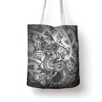 Aotearoa Maori Hei Tiki Tote Bag Kiwikiwi Kowhaiwhai Puhoro Motif