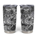 Aotearoa Maori Hei Tiki Tumbler Cup Kiwikiwi Kowhaiwhai Puhoro Motif