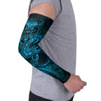 Aotearoa Maori Hei Tiki Arm Sleeves Kikorangi Kowhaiwhai Puhoro Motif