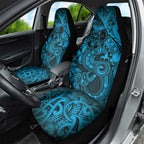 Aotearoa Maori Hei Tiki Car Seat Cover Kikorangi Kowhaiwhai Puhoro Motif