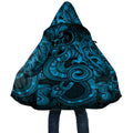 Aotearoa Maori Hei Tiki Cloak Kikorangi Kowhaiwhai Puhoro Motif