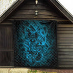 Aotearoa Maori Hei Tiki Quilt Kikorangi Kowhaiwhai Puhoro Motif