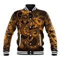 Aotearoa Maori Hei Tiki Baseball Jacket Koura Kowhaiwhai Puhoro Motif