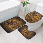 Aotearoa Maori Hei Tiki Bathroom Set Koura Kowhaiwhai Puhoro Motif