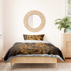 Aotearoa Maori Hei Tiki Bedding Set Koura Kowhaiwhai Puhoro Motif