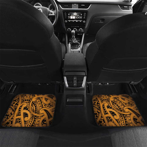 Aotearoa Maori Hei Tiki Car Mats Koura Kowhaiwhai Puhoro Motif