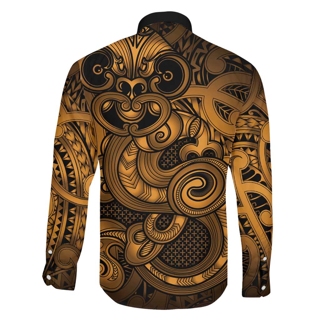 Aotearoa Maori Hei Tiki Family Matching Off The Shoulder Long Sleeve Dress and Hawaiian Shirt Koura Kowhaiwhai Puhoro Motif