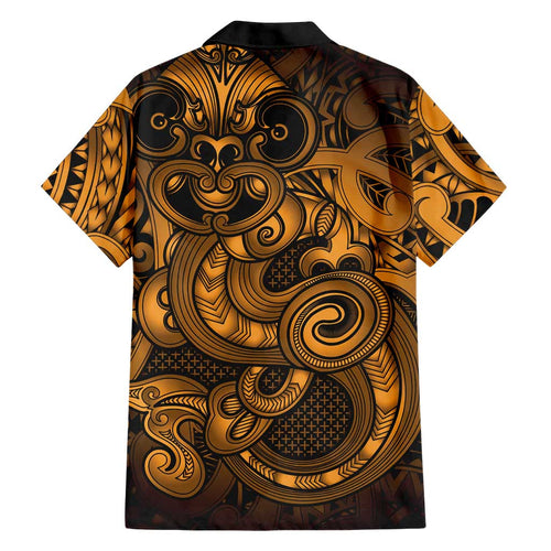 Aotearoa Maori Hei Tiki Family Matching Summer Maxi Dress and Hawaiian Shirt Koura Kowhaiwhai Puhoro Motif