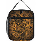 Aotearoa Maori Hei Tiki Lunch Bag Koura Kowhaiwhai Puhoro Motif