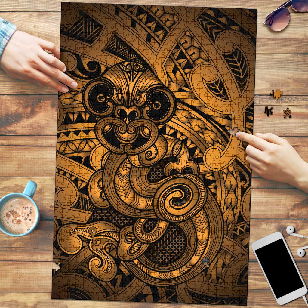 Aotearoa Maori Hei Tiki Puzzle Koura Kowhaiwhai Puhoro Motif