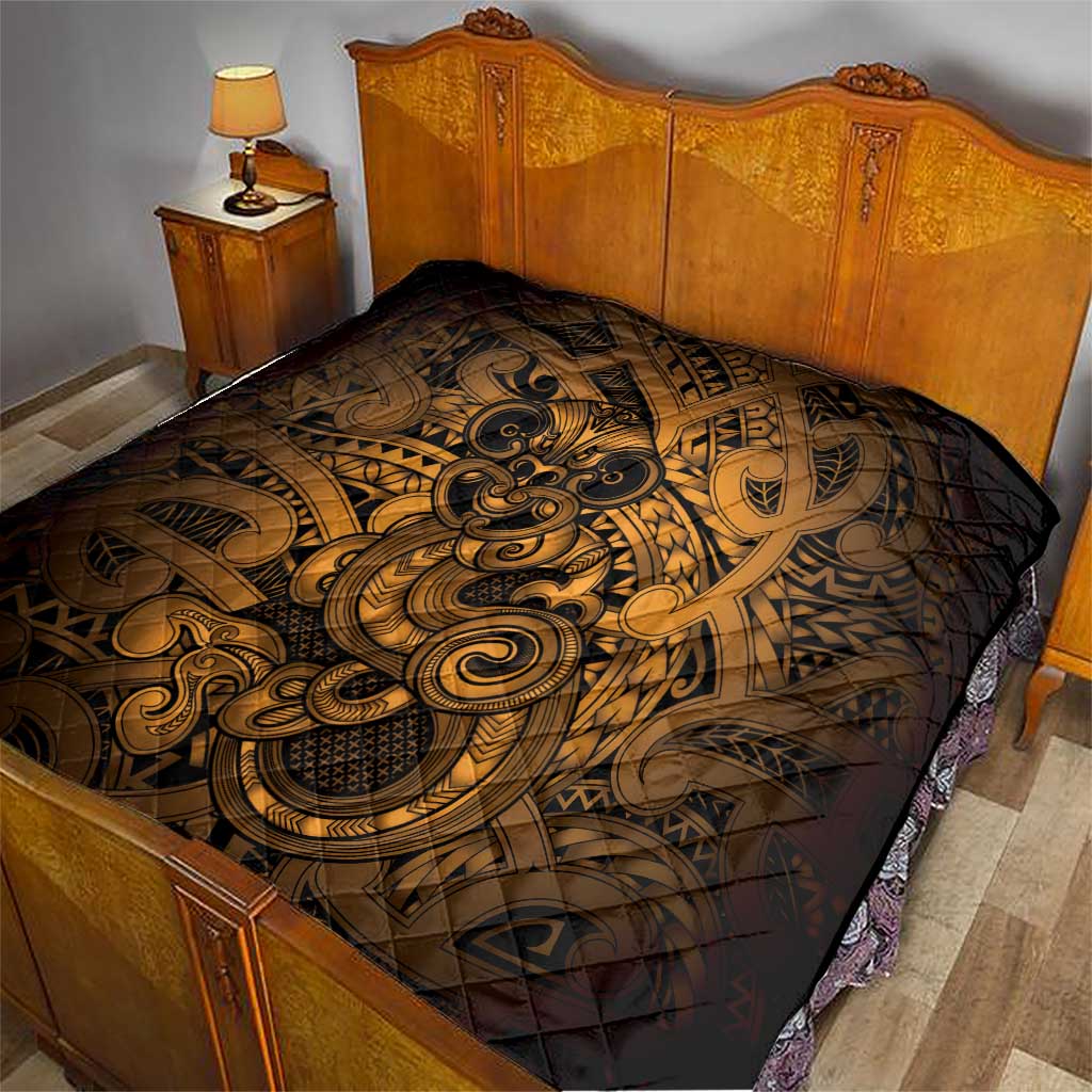 Aotearoa Maori Hei Tiki Quilt Koura Kowhaiwhai Puhoro Motif