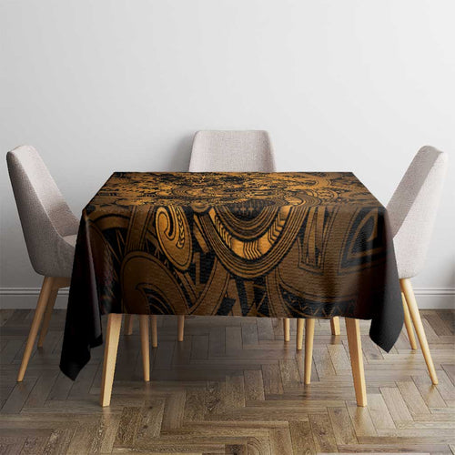 Aotearoa Maori Hei Tiki Tablecloth Koura Kowhaiwhai Puhoro Motif