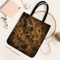 Aotearoa Maori Hei Tiki Tote Bag Koura Kowhaiwhai Puhoro Motif