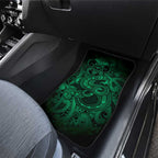 Aotearoa Maori Hei Tiki Car Mats Kakariki Kowhaiwhai Puhoro Motif