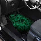 Aotearoa Maori Hei Tiki Car Mats Kakariki Kowhaiwhai Puhoro Motif
