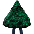 Aotearoa Maori Hei Tiki Cloak Kakariki Kowhaiwhai Puhoro Motif