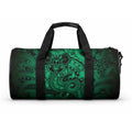 Aotearoa Maori Hei Tiki Duffle Bag Kakariki Kowhaiwhai Puhoro Motif
