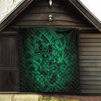 Aotearoa Maori Hei Tiki Quilt Kakariki Kowhaiwhai Puhoro Motif