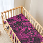 Aotearoa Maori Hei Tiki Baby Bed Cover Mawhero Kowhaiwhai Puhoro Motif