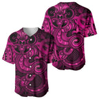 Aotearoa Maori Hei Tiki Baseball Jersey Mawhero Kowhaiwhai Puhoro Motif