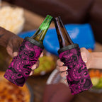 Aotearoa Maori Hei Tiki 4 in 1 Can Cooler Tumbler Mawhero Kowhaiwhai Puhoro Motif