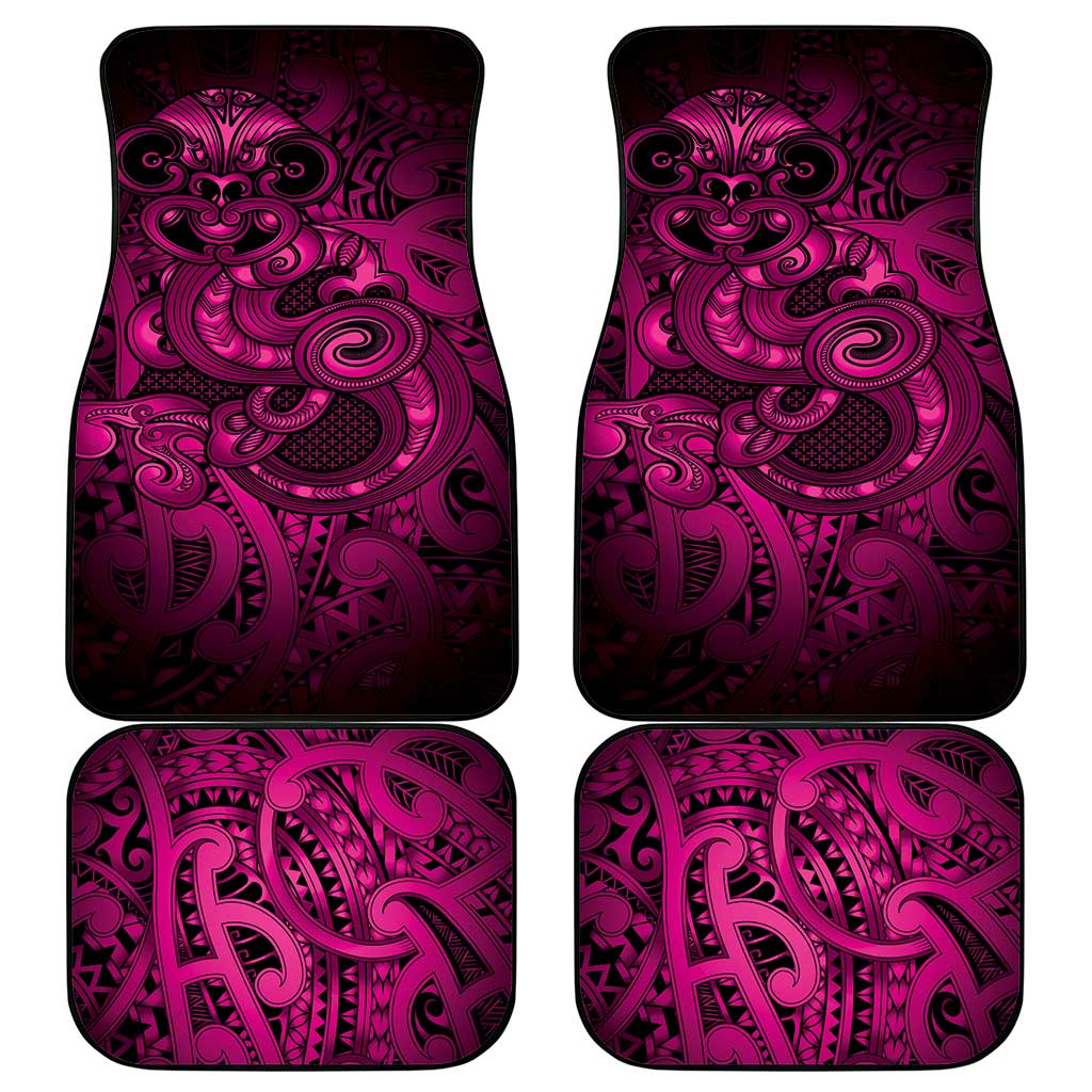 Aotearoa Maori Hei Tiki Car Mats Mawhero Kowhaiwhai Puhoro Motif