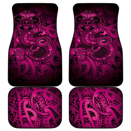 Aotearoa Maori Hei Tiki Car Mats Mawhero Kowhaiwhai Puhoro Motif