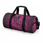 Aotearoa Maori Hei Tiki Duffle Bag Mawhero Kowhaiwhai Puhoro Motif