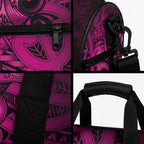 Aotearoa Maori Hei Tiki Duffle Bag Mawhero Kowhaiwhai Puhoro Motif