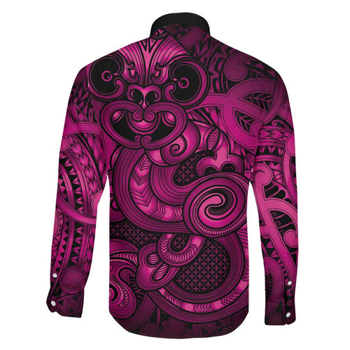 Aotearoa Maori Hei Tiki Family Matching Off The Shoulder Long Sleeve Dress and Hawaiian Shirt Mawhero Kowhaiwhai Puhoro Motif