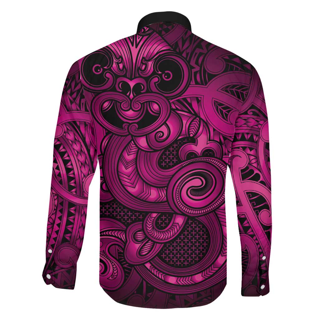 Aotearoa Maori Hei Tiki Family Matching Puletasi and Hawaiian Shirt Mawhero Kowhaiwhai Puhoro Motif
