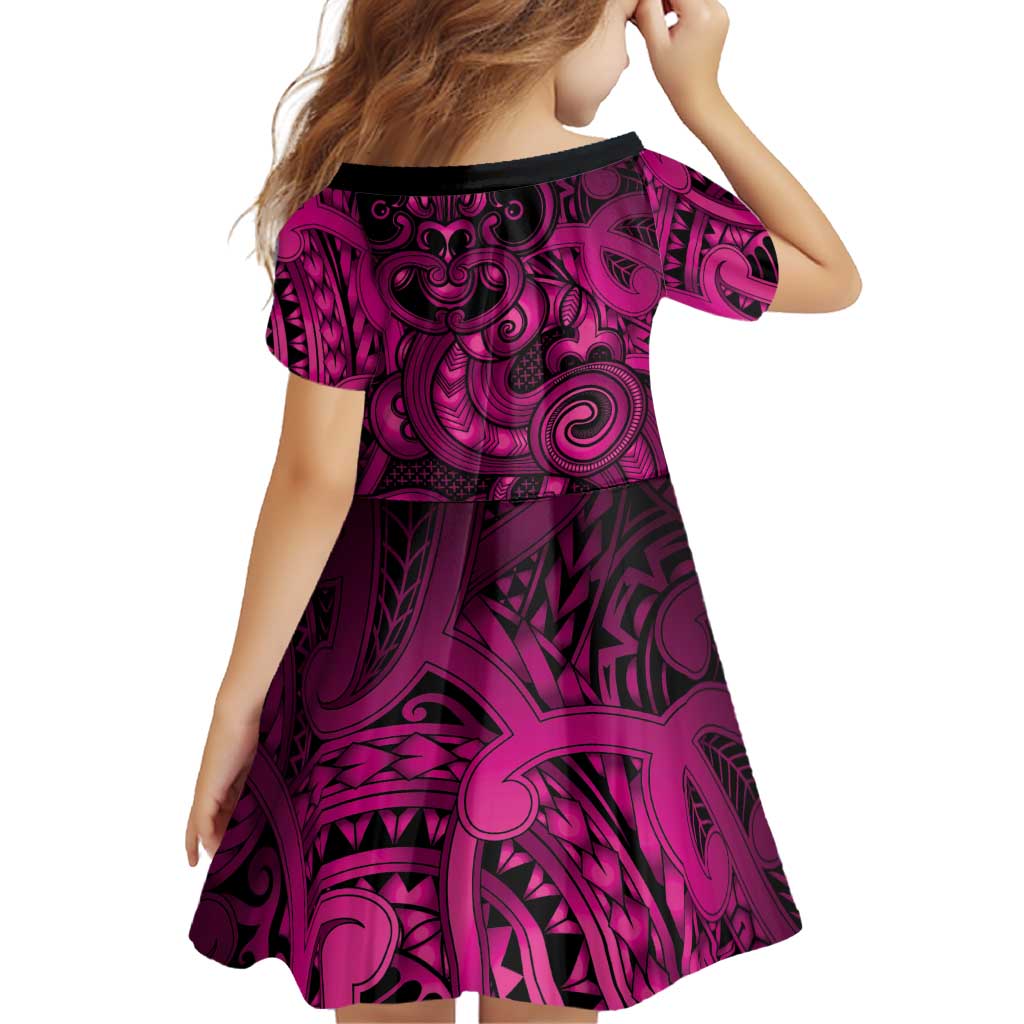 Aotearoa Maori Hei Tiki Family Matching Summer Maxi Dress and Hawaiian Shirt Mawhero Kowhaiwhai Puhoro Motif