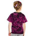 Aotearoa Maori Hei Tiki Kid T Shirt Mawhero Kowhaiwhai Puhoro Motif