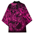 Aotearoa Maori Hei Tiki Kimono Mawhero Kowhaiwhai Puhoro Motif
