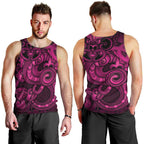 Aotearoa Maori Hei Tiki Men Tank Top Mawhero Kowhaiwhai Puhoro Motif