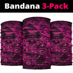 Aotearoa Maori Hei Tiki Neck Gaiter Mawhero Kowhaiwhai Puhoro Motif