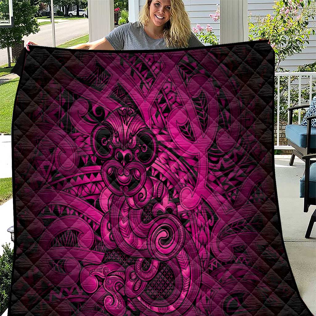 Aotearoa Maori Hei Tiki Quilt Mawhero Kowhaiwhai Puhoro Motif