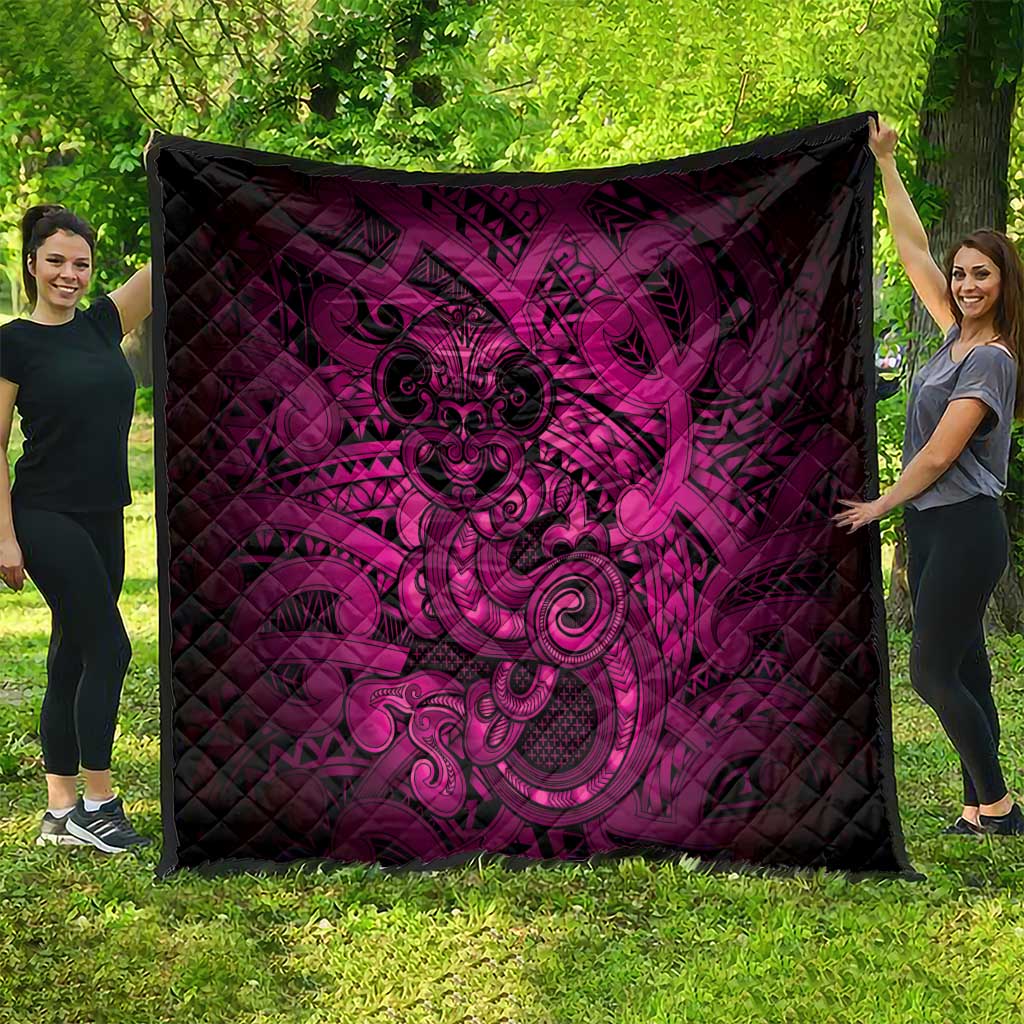 Aotearoa Maori Hei Tiki Quilt Mawhero Kowhaiwhai Puhoro Motif